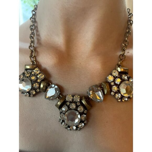 J. Crew Crystal Statement Necklace - Picture 2 of 15